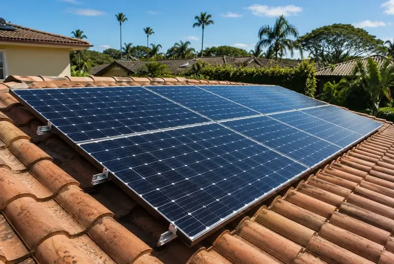 Installation de panneaux solaires à Baud